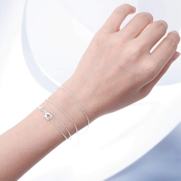 Dallas cowboys pretty 925 Silver necklace Rhinestones I love my cowboys gift box - Picture 2 of 2